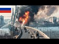 1 Minute ago, the Crimean Bridge was destroyed forever. by the First Ukrainian F-16 pilot strike.