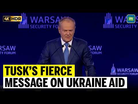 Tusk Slams Opponents of Ukraine Aid, Cites “Betrayal, Stupidity or Money” | Warsaw Security Forum