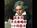 貝多芬-月光鳴奏曲 1小時版 Beethoven - Moonlight Sonata 1hour version