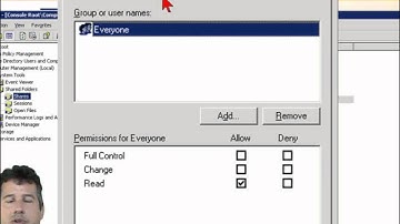 Learn to Set Up Shared Folders in MS Windows Server 2003-Administration Part 1 from GogoTraining