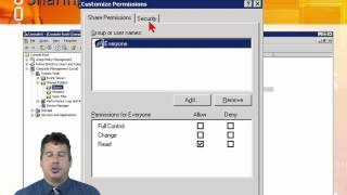 Learn to Set Up Shared Folders in MS Windows Server 2003-Administration Part 1 from GogoTraining