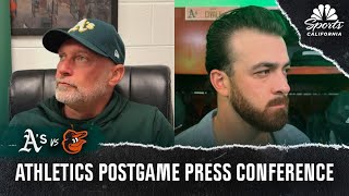 Mark Kotsay, Aaron Civale break down Athletics' pitching in win over Orioles | NBC Sports California