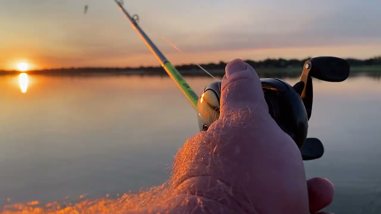 Part 1 up early to do some top water bass fishing on Lake Lewisville in Little Elm Texas