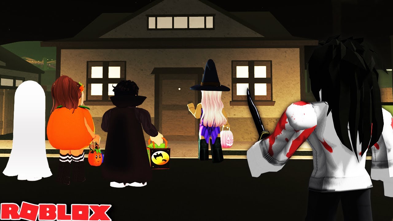 🎃 TRICK OR TREAT WITH A *KILLER* 🔪 | Roblox Halloween