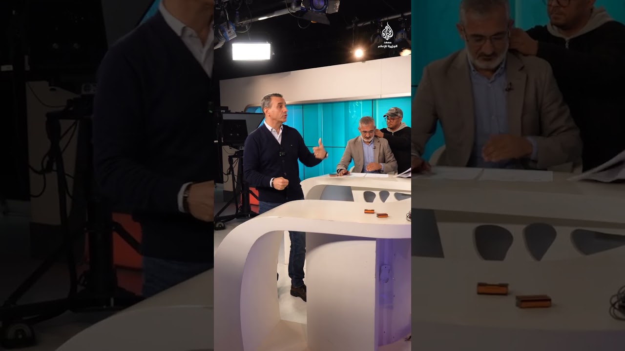 التقديم التلفزيوني الإخباري مع المدرب جلال شهدا
