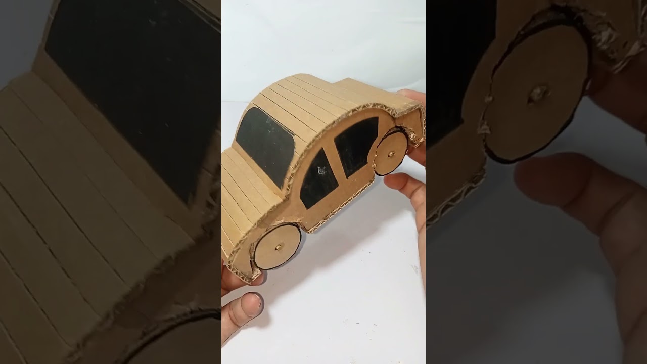 RUBBER BAND POWERED RUNNING CAR!