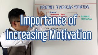 Importance of increasing motivation