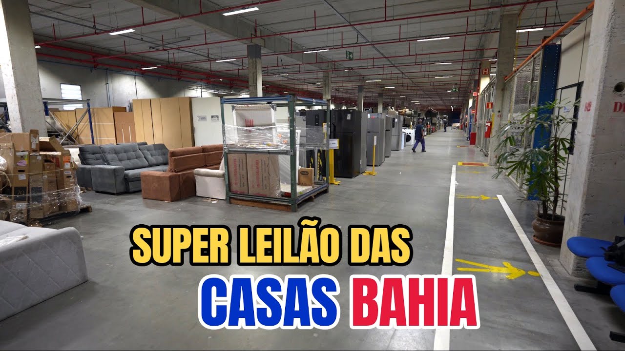 TV´S NOVAS COM AVARIA NO TRANSPORTE no LEILÃO DAS CASAS BAHIA (ENTENDA)