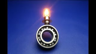 New Electric Free Energy Light Bulb Using Dc motor 100% | Creative Technology Project At Home 2019