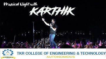 Karthik’s Live Concert In Hyderabad | TKR College Of Engineering & Technology Autonomous | Hybiz tv
