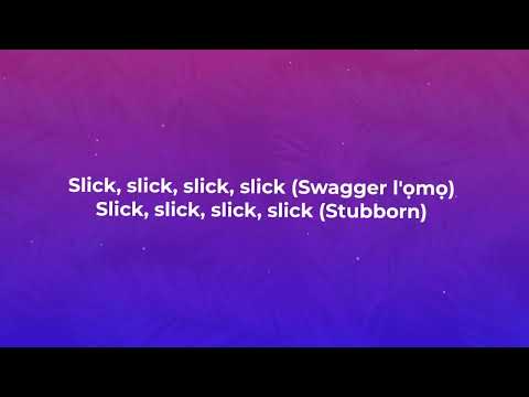 Victony   SLICK Lyrics