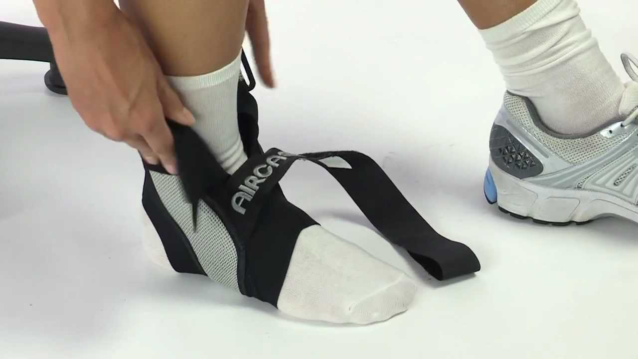 Aircast A60 Athletic Ankle Brace | Better Braces - YouTube