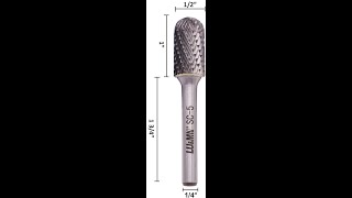Tungsten Carbide Burr Cylinder Shape SC-5 with Radius End