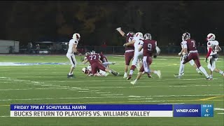 Bucks return to playoffs vs. Williams Valley