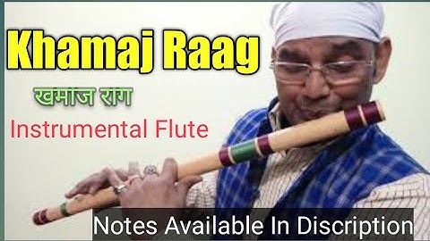 खमाज राग । Khamaj Raag | Instrumental Bandish Cover | Notes Available in Discription | Anjani Flutes