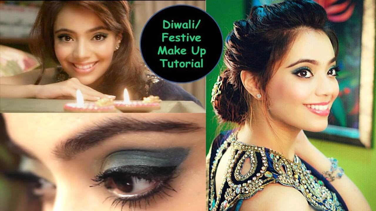 Diwali Festive Make Up Tutorial Hindi YouTube
