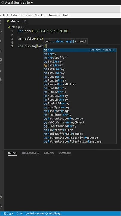Delete or add elements from an array at a specific index in Javascript ...