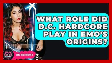 What Role Did D.C. Hardcore Play In Emo