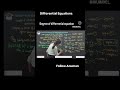 B.A B.Sc math 2nd year Differential equation #education #shots #short #shortvideo #learn #shorts