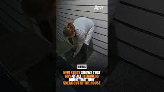 New study shows that 63% of all teenagers admit that they sneak out of the house