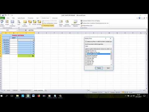 Video: Excel'de Bir Formül Nasıl Gizlenir