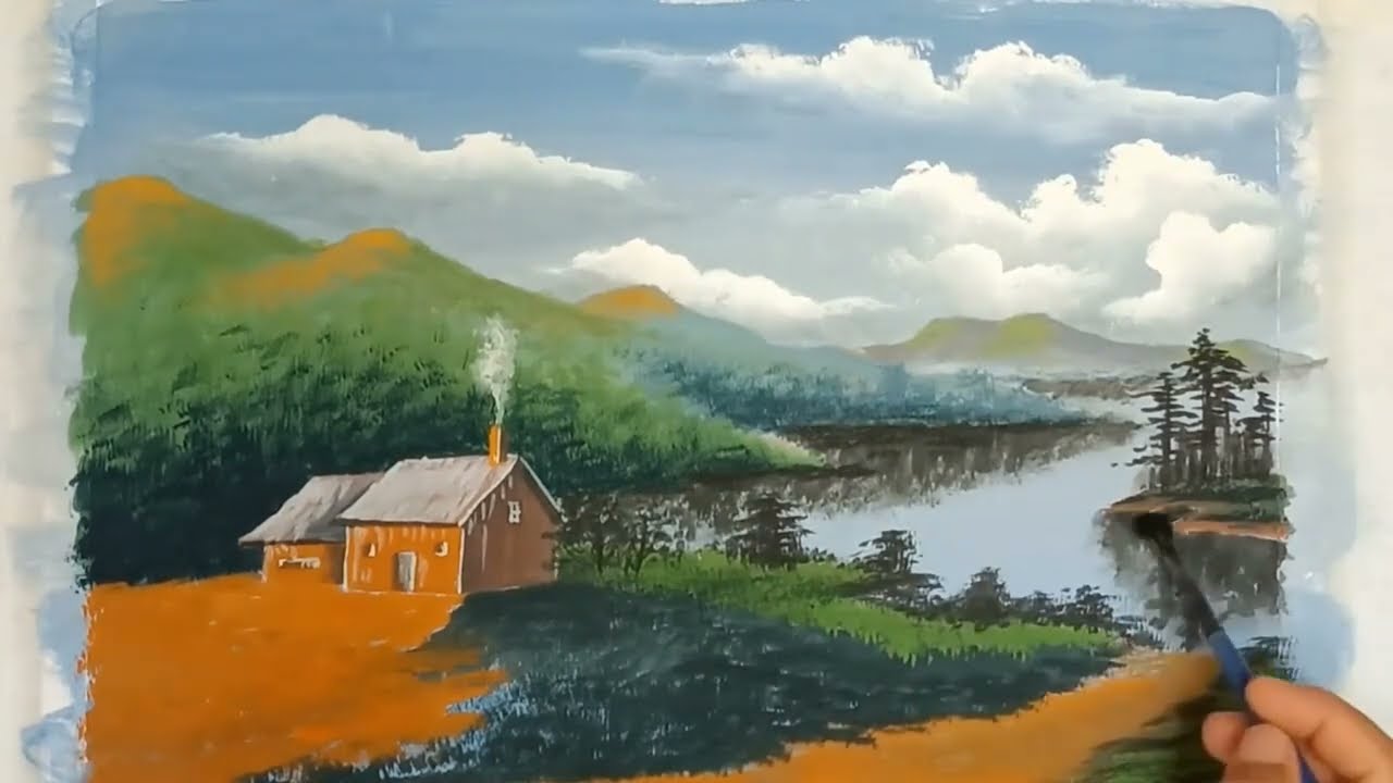 作者不詳　風景画 油彩画 maxresdefault.jpg