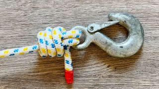 3 favorite KNOTS that I ALWAYS use. How to tie a knot easily and securely