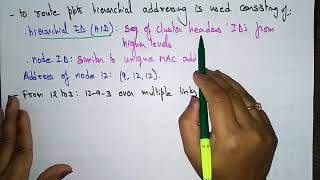 Hierarchical routing protocol  | Adhoc Networks |  Lec-24 | Bhanu Priya