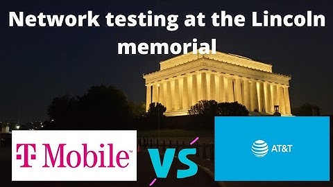 T-Mobile  VS  AT&T | Speed testing at the Lincoln memorial Washington DC