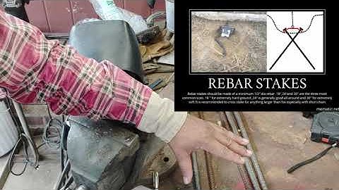 DIY Rebar Trap Stakes A-Z