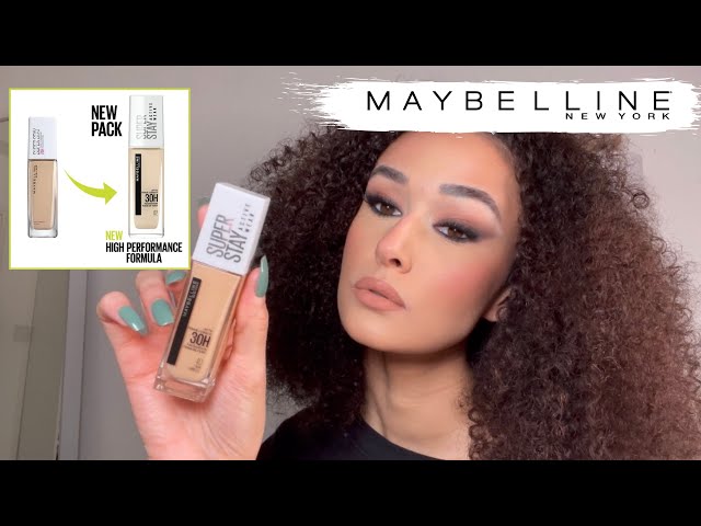 NEW MAYBELLINE SUPERSTAY 30HR ACTIVE WEAR FOUNDATION- First impressions &  Review - YouTube