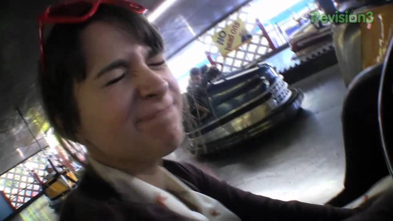 Dan3.0 - Crazy Amusement Weekend with Danielle - A trip to an amusement park (where they petted a skunk).