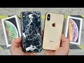 iPhone XS vs XS Max DROP Test! Worlds Strongest Glass!