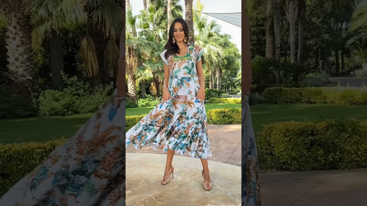 Яркое, летнее платье из органического хлопка 22A 444/3C  AnastaSea новоя коллекция Fresh Cotton 2022