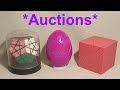 Past Auction:  Red &#39;Golden&#39; Cube, Purple &#39;Golden&#39; Egg &amp; Crappy Chinaminx