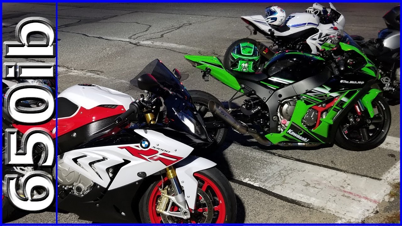 Fast Bikes Troll Benz AMG GT in Boston!