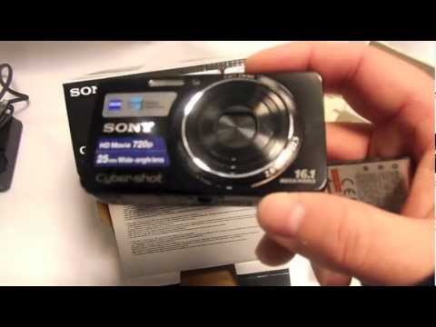 sony cyber-shot DSC-W630 CAMERA UNBOXING