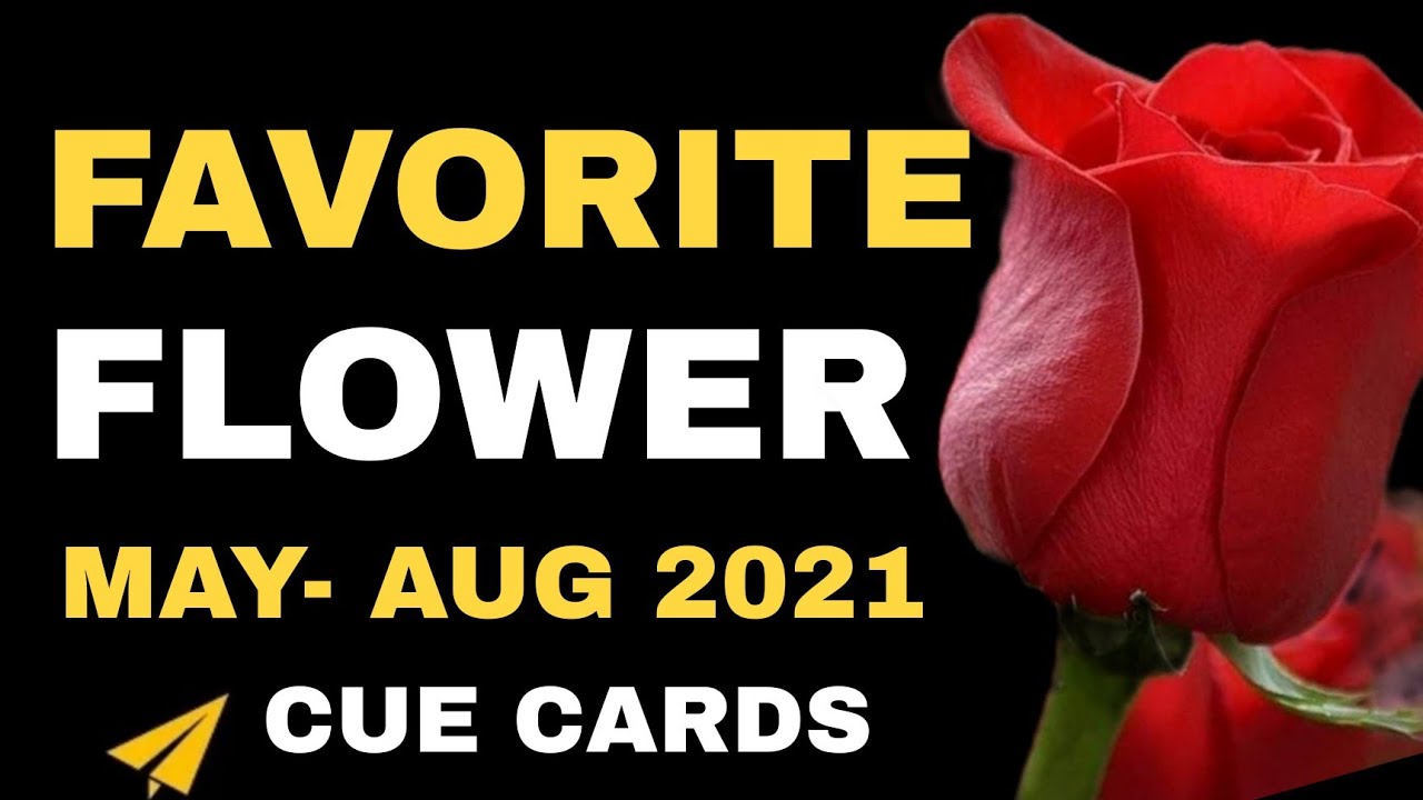 Favorite Flower Cue Card | May to Aug 2021 Cue Cards | new cue cards 2021| latest cue card