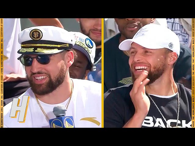 Klay Thompson puts together hilarious performance during Warriors parade –  KNBR