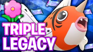THE ULTIMATE BAIT! *TRIPLE LEGACY* SEAKING PUNISHES GRASS TYPES IN THE SPRING CUP | GO BATTLE LEAGUE