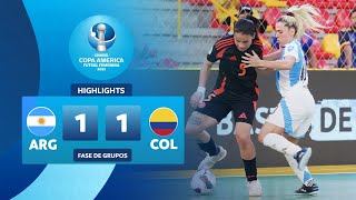 ARGENTINA 1-1 COLOMBIA | Highlights | CONMEBOL Copa América Futsal Femenina 2025™