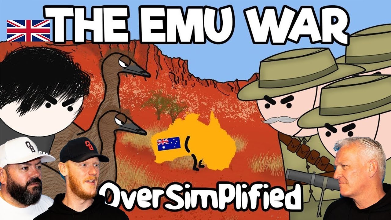 Oversimplified - Emu War REACTION!! | OFFICE BLOKES REACT!!