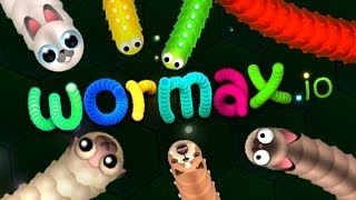 Играем В wormax.io с подругой