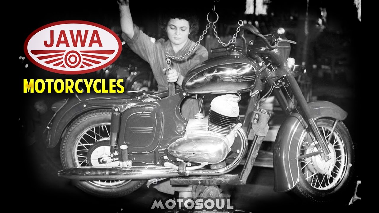 Jawa Motorcycles Factory Vintage Video