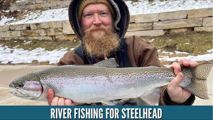 Centerpin Steelhead Fishing With Bloop Beads / Winter Float Fishing / Grand  River Steelhead Fishing 