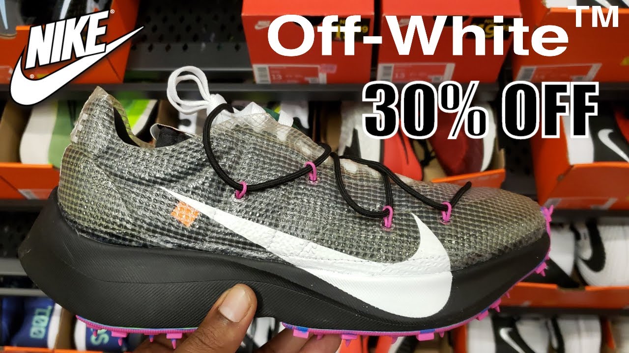 NIKE OFF-WHITE VAPOR STREET | LEBRON 17 '2K PLAYOFFS' + MUCH MORE | NIKE  OUTLET 30% OFF SALE - YouTube