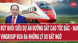 Rút Khỏi Siêu Dự Án Đường Sắt Cao Tốc Bắc - Nam, Vingroup Nêu Lý Do