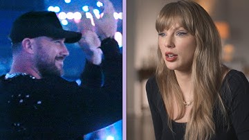 Taylor Swift REACTS to Travis Kelce