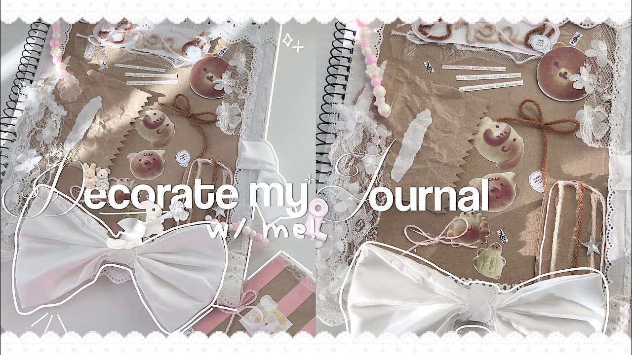 Decorate my Journal w/ me! 📓🎐 + mini DIY keychain tutorial
