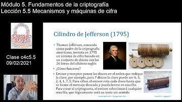 Class4crypt c4c5.5 Mecanismos y máquinas de cifra
